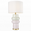 Ceramiczna sypialniana lampa stołowa nocna ASCOT T01729BR-WH Cosmo Light 